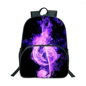 Sac à dos 3d Music Note mode sacs sacs vraiment amour bolsos mujer adolescents boy school sac cack sac de voyage sacs de voyage sacs mochila escolar