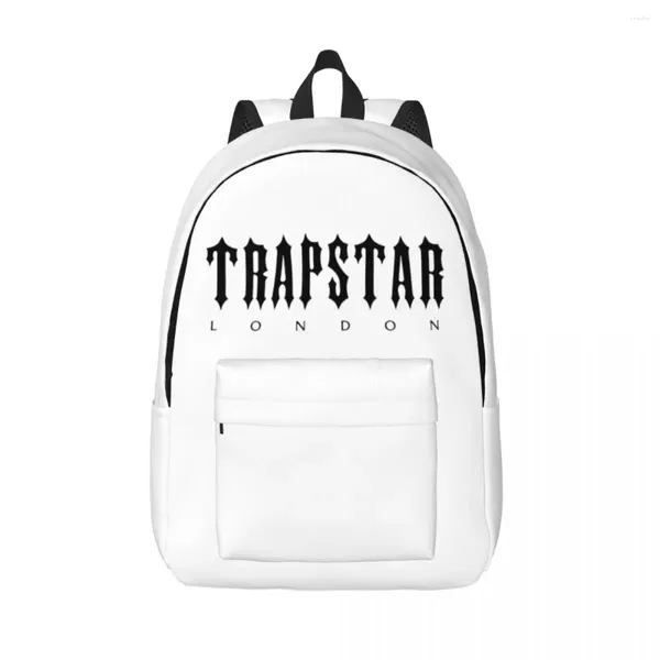 Sac à dos 3d imprimé noir trapstars London Canvas for Boys Girls School College Travel Sacs Women Men Bookbag s'adapte à un ordinateur portable de 15 pouces