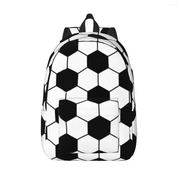 Mochila 3D imprentador de fútbol fútbol jugador de fútbol mochilas regalos de Navidad Jóvenes jóvenes de diseño de escuelas blandas para jóvenes mochilas