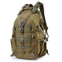 Rugzak 40L Militaire Tactische voor Mannen Camping Wandelen s Reflecterende Outdoor Reistassen Molle 3P Klimmen Rugzak Tas 230204