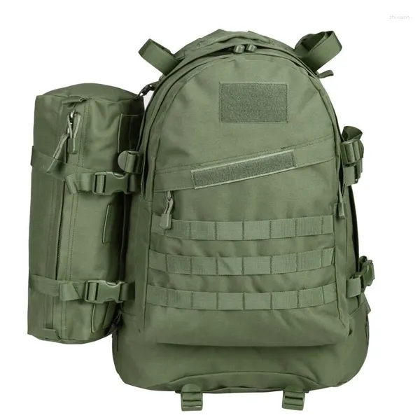 Sac à dos 45l alpinisme de randonnée à trois niveaux sac à dîner de poulet sports de conduite en plein air grande capacité tactique 3D