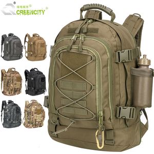 Rugzak 60L Men Militaire tactische rugzak Molle Molle Army Wandel klimtas Outdoor Waterdichte sport Travelzakken Camping Hunting Rucksack 230418