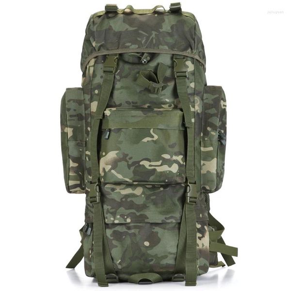 Sac à dos 70L grande capacité militaire haute qualité imperméable Oxford sacs à dos sac de voyage pour hommes avec housse de pluie