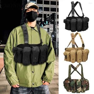 Sac à dos 800d Oxford Hunting Vest Adjudable Huisse Adpory Ferme Multifinection Release Outdoor Paintball Equipement pour la randonnée CS