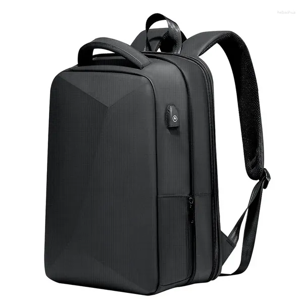 Mochila ABS EVA Laptop para hombres TSA Inserve la escuela antihorada de la escuela impermeable mochilas de la bolsa de viajes USB