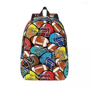 Mochila americana de fútbol americano para preescolar estudiante de kindergarten