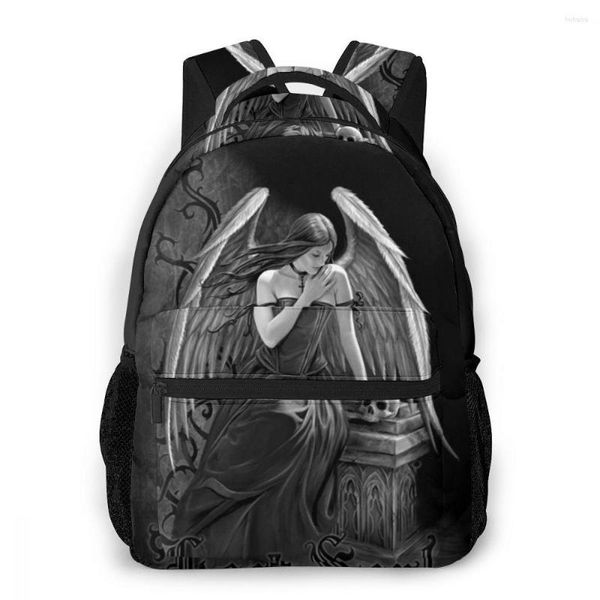 Mochila Angel Angel Dark Fantasy Girl Gothic Gothic Saprestone Wings For Girls Boys Travel Rucksackbackpacks Teenage School Bag