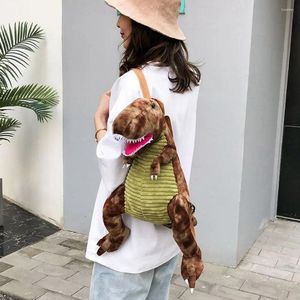 Sac à dos Animal enfants poupée en peluche sac à bandoulière jouet cadeau Style coréen sac à main mignon petits enfants Dianosaur sacs à dos