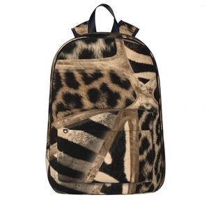 Sac à Dos Imprimé Animal - Léopard Et Zèbre Sacs À Dos Garçons Filles Cartable Enfants Cartable Enfants Sac À Dos Ordinateur Portable Épaule