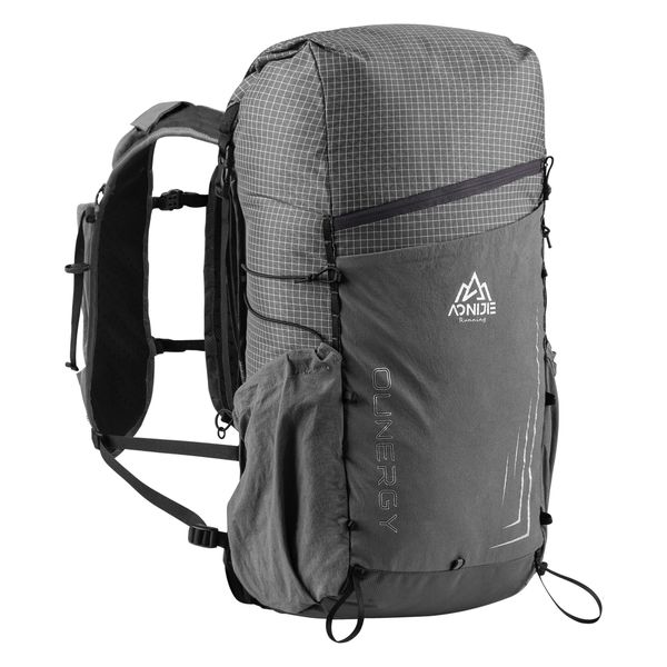 Sac à dos AONIJIE noir gris 30L grande capacité sac à dos d'escalade en plein air Camping sac à dos sac de voyage pour randonnée Trekking alpinisme 230907