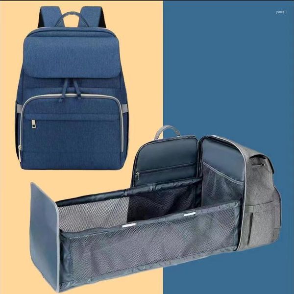 Mochila llegadas moda momia bolsa maternidad pañal gran capacidad impermeable pañales Kits enfermería bebé