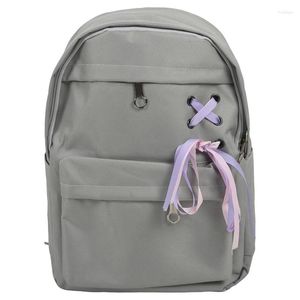 Backpack ASDS-4PCS/SET LICHBONKANK BOWKNOT CANVAS TRIVE RUCKSACKS Recree Backpacks voor Teenage Girls School