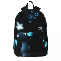 Sac à dos Axolotl Animal marin femme sacs à dos garçons filles Bookbag étanche étudiants sacs d'école portabilité ordinateur portable sac à dos sac à bandoulière