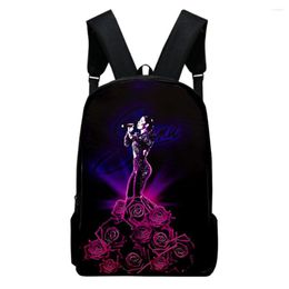 Sac à dos sac Selena Quintanilla Sakura femmes hommes ordinateur portable primaire collégiens grande capacité cartable Bac