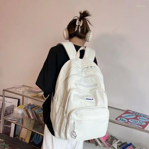 Sac à dos bagpacks femmes sacs de femmes sac à dos sac à dos de voyage de voyage multifinonal sacs esthétique promotion masculine ita coréen