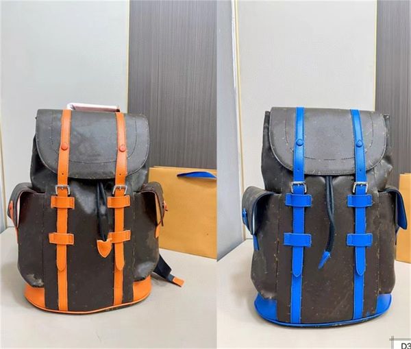 mochila bolsas Mochilas de diseñador para hombres Bolsa de lona con estampado de cuero Estilo mochila Mochila para hombre Tendencia de moda Ocio Bolso de mochila para estudiantes de gran capacidad