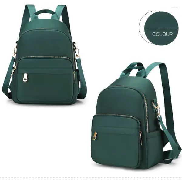 Mochila bolsas para mujer moda versátil nailon gran capacidad Simple mamá bolso multifuncional bolso