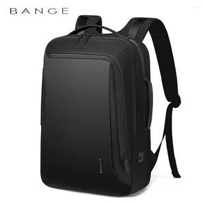 Sac à dos Bange 15.6 pouces ordinateur portable pour hommes sac à dos fonctionnel hydrofuge avec Port de chargement USB sacs à dos de voyage mâle