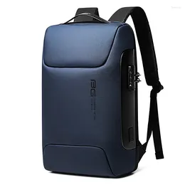 Sac à dos Bange Design esthétique Business Men Anti-vol étanche école ordinateur portable S USB charge sac de voyage