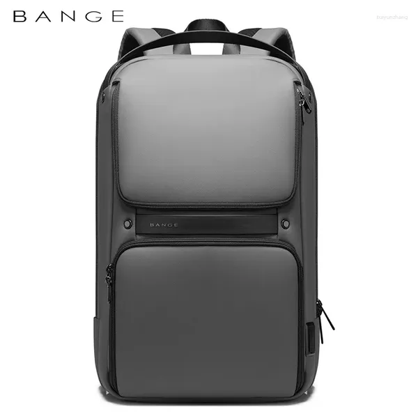Mochila Bange Bange Genuine Space mochilas para hombres Bolsa de viaje de larga duración con interfaz USB 15.6 portátil impermeable
