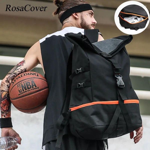 Sac à dos de basket-ball grand sac de sport pour hommes avec un équipement de billes séparé Mochilas de voyage de football