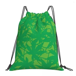 Sac à dos BE BET GREEN BACKPACKS Fashion Portable Sacs à cordon Sacs Bundle Pocket Sports Bag Bookbag pour Man Woman School