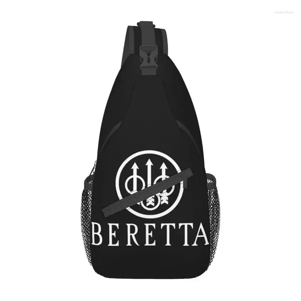 Mochila Beretta Sling Bolsa de cofre Amante de armas militares personalizado Crossbody para hombres Viajes de caminata