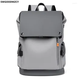 Sac à dos noir sac de mode hommes sac à main école cahier sacs pour garçons ordinateur portable luxe