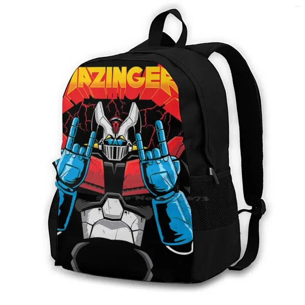 ¡La mochila los explota a todos!Llegadas Bolsas unisex Bag Casual Giant Robot Gunpla Japón Manga Japonés Mash Up Z Mecha