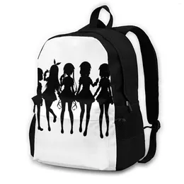 Rugzak Blend S-Main Girls (Black Edition) Travel Laptop Bagpack School Tassen S Surprise Service Sister Sadistische Smile Sweet