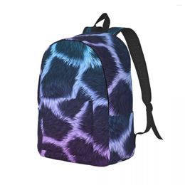 Mochila mochila azul jirafa animal estilo de impresión mochilas jóvenes colegios para jóvenes bolsas de big escolar mochila