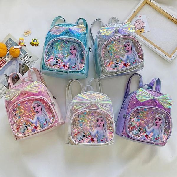 Mochila Niños y niñas Boutique de moda Lindo bolso para niños Bow Princess Lovely School Kids Kindergarten Student Pack