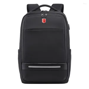 Backpack Brand Waterdicht 15,6 inch Laptop Men USB Laad Port Business Travel Backpacks Male Casual Mochila School Tassen