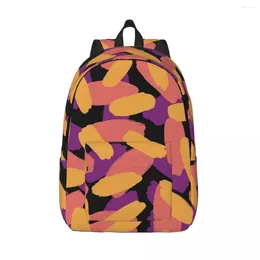 Rugzak borstel print abstracte schilderij sport backpacks student stijl middelbare school tassen kleurrijke duurzame rugzak