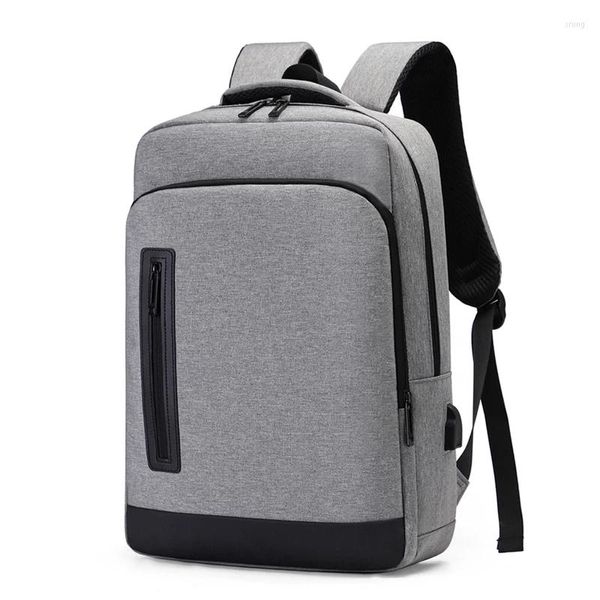 Sac à dos d'affaires sacs à dos hommes étanche ordinateur portable USB charge sac à dos sac à dos Anti-vol sac d'école Mochila voyage sacs à dos