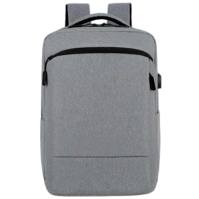 Backpack Business Casual Men's Large Capacity Computer Bag Waterproof Travel College Student Oxford Cloth Simple