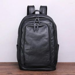 Rucksack Business Casual Herren Tragbare Dual-Use-Reisetasche mit großer Kapazität, weich und bequem, handgefertigte Computertasche