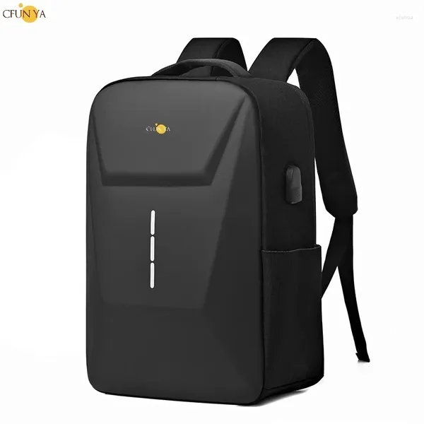 Sac à dos Business Business Men's Imperproof 15.6 Computer Hard Case Fashion Sac Pack College Student Schoolbag Trend