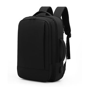 Rugzak Zakenreizen Dubbele compartiment Mannen Rugzakken Waterdichte Multi-Layer 15.6 Inch Laptop School Anti-Thief Male Mochila