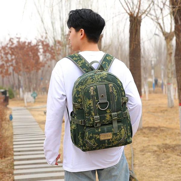 Sac à dos camouflage voyage de la version coréenne des hommes