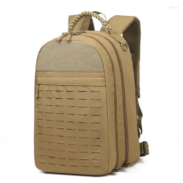 Lienzo de mochila para hombres y mujeres impermeables al aire libre senderismo mochila machaca para acampar deportes backbag ejército verde