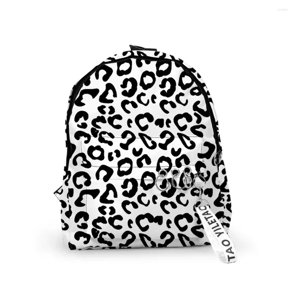 Sac à dos dessin animé Cool vache laitière, cartable pour garçons/filles, sacs d'école pour élèves, impression 3D, porte-clés Oxford, imperméable, mignon, petit