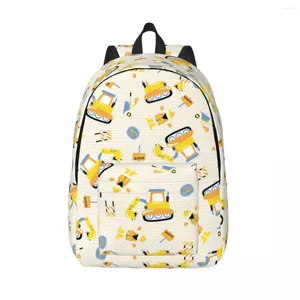 Rugzak cartoon graafmachine Digger voor kinderen kinderen kleuterschool schoolbag student bouwvoertuigen borden bookbag bagpack