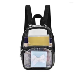 Sac à dos causal fille transparente PVC Hit Couleur Design Knapsacks Travel Étudiant Sacs Sacs Small Rucksack Cadeaux