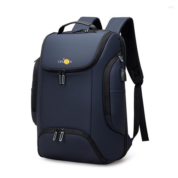 Sac à dos CFUN YA Design Original luxe affaires hommes unisexe voyage sac à dos 15.6 pochette d'ordinateur antivol USB quotidien sac à dos Bookbag