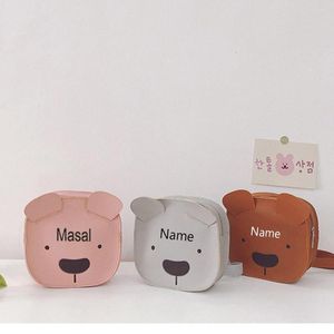 Sac à dos pour enfants Mini livre sac mignon ours Animal nom personnalisé maternelle garçons et filles enfants décoratif