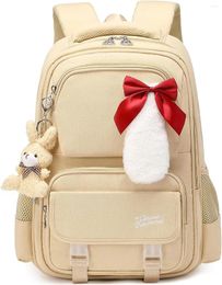 Mochila cms portátil 15.6 Polegada saco de escola crianças elementar mochilas primárias bookbags para mulheres meninas adolescentes viagem daypack (rosa)