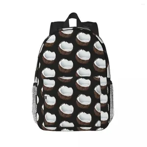 Sac à dos en noix de coco pour garçons et filles, sac à livres de dessin animé pour étudiants, sac d'école de voyage, sac à bandoulière de grande capacité