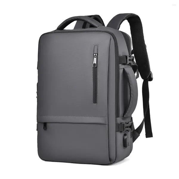 Sac à dos en Nylon pour étudiants, sacs d'école pour adolescents garçons, sacs à dos avec chargeur USB, Sac de voyage évolutif de grande capacité