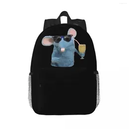 Mochila Cool Tutter The Mouse mochilas para adolescentes Moda de libros Moda Bolsas de la escuela Bolsas para la computadora portátil Bolsa de hombro Gran capacidad
